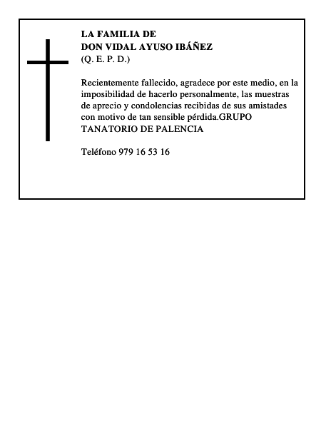 DON VIDAL AYUSO IBÁÑEZ