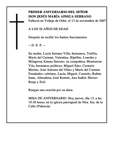 DON JESÚS MARÍA AINSUA SERRANO