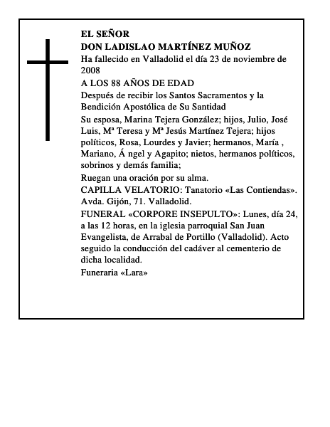 DON LADISLAO MARTÍNEZ MUÑOZ