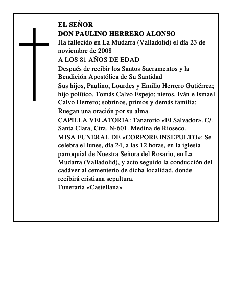 DON PAULINO HERRERO ALONSO