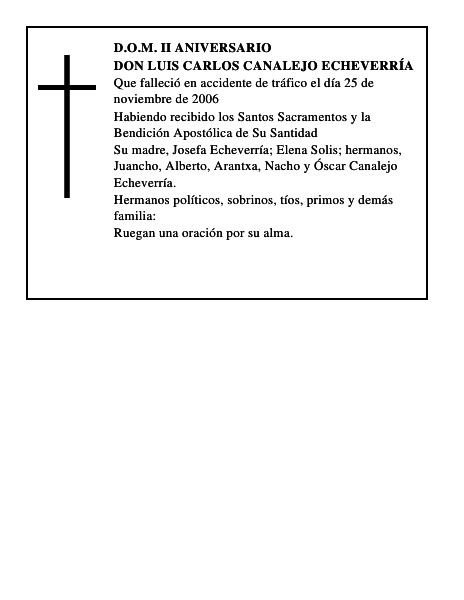 DON LUIS CARLOS CANALEJO ECHEVERRÍA