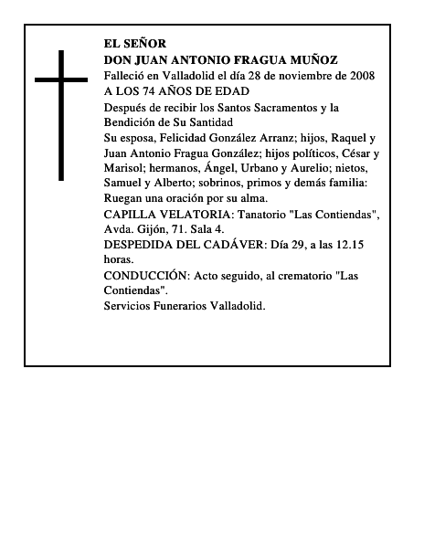 DON JUAN ANTONIO FRAGUA MUÑOZ