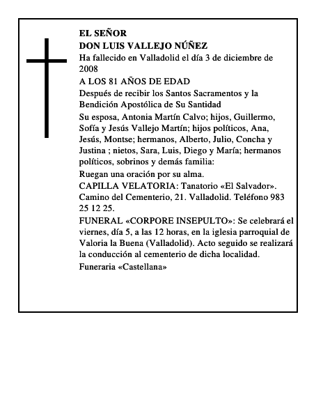 DON LUIS VALLEJO NÚÑEZ