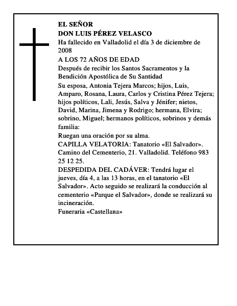 DON LUIS PÉREZ VELASCO