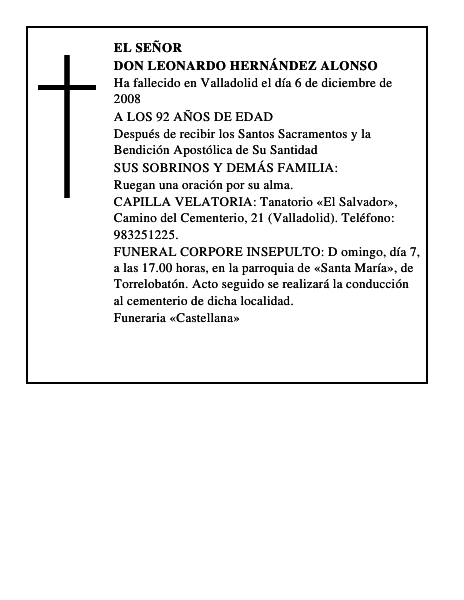 DON LEONARDO HERNÁNDEZ ALONSO