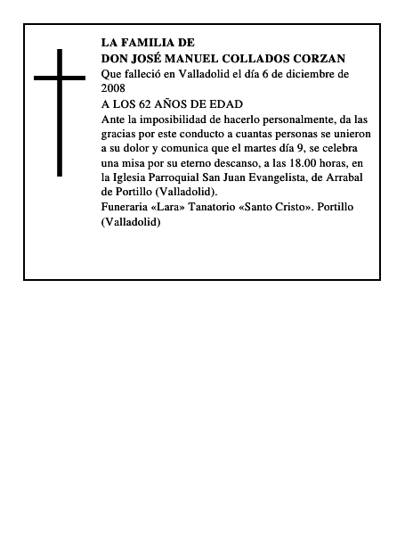 DON JOSÉ MANUEL COLLADOS CORZAN