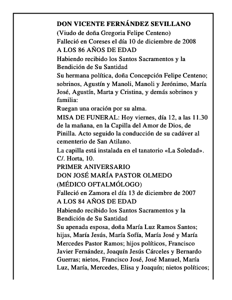DON VICENTE FERNÁNDEZ SEVILLANO