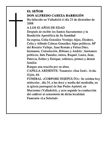 DON ALFREDO CABEZA BARRIGÓN