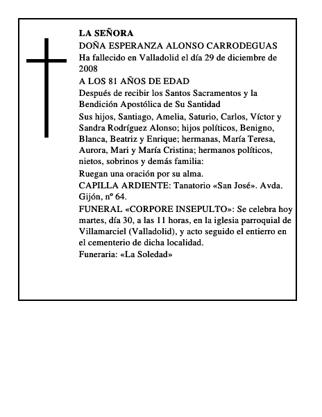 LA SEÑORA