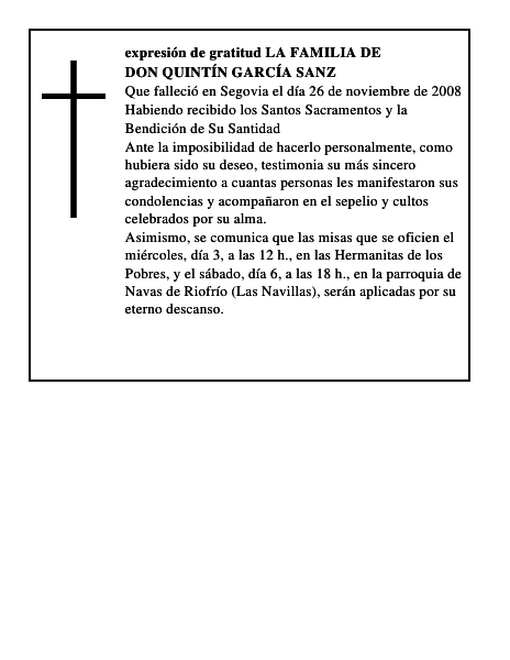 DON QUINTÍN GARCÍA SANZ