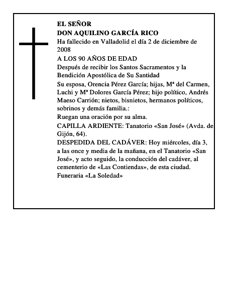DON AQUILINO GARCÍA RICO