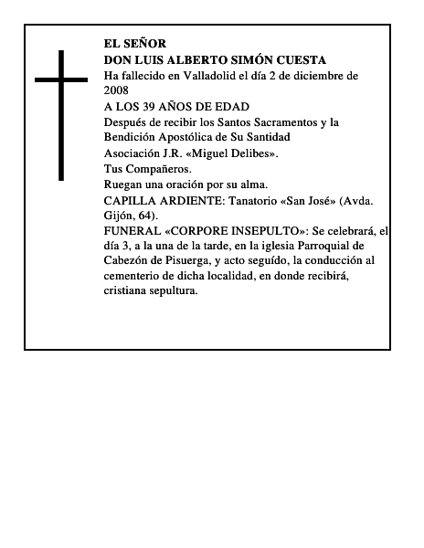 DON LUIS ALBERTO SIMÓN CUESTA