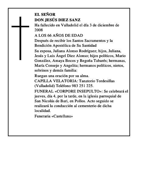 DON JESÚS DIEZ SANZ