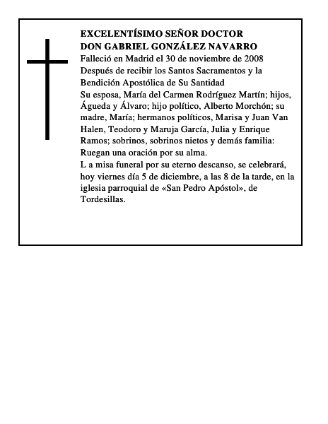 DON GABRIEL GONZÁLEZ NAVARRO