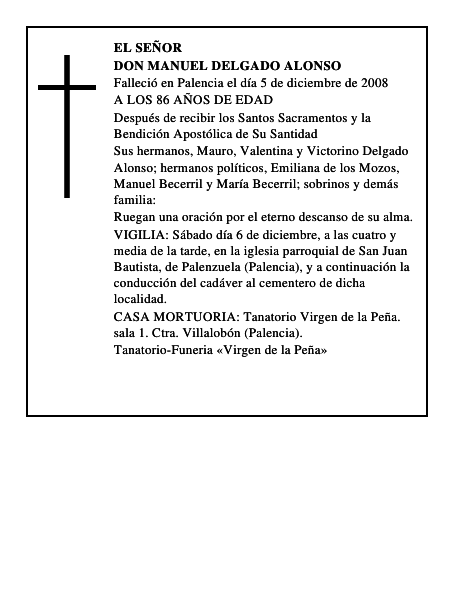 DON MANUEL DELGADO ALONSO