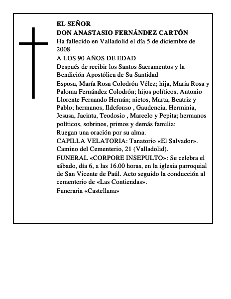 DON ANASTASIO FERNÁNDEZ CARTÓN