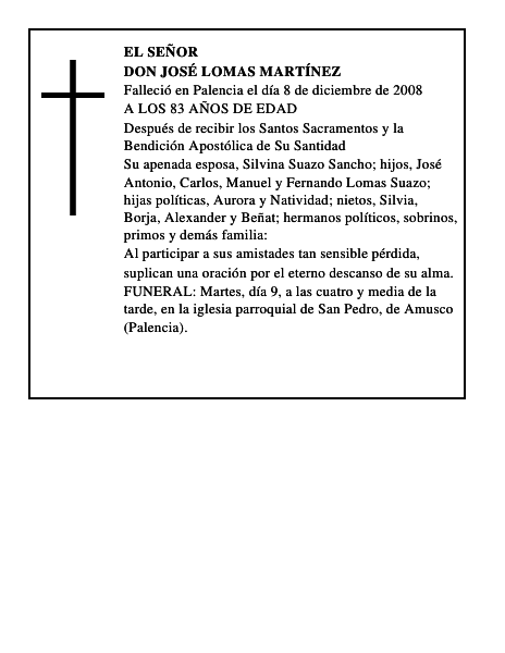 DON JOSÉ LOMAS MARTÍNEZ