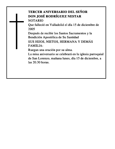 DON JOSÉ RODRÍGUEZ NESTAR