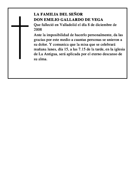 DON EMILIO GALLARDO DE VEGA
