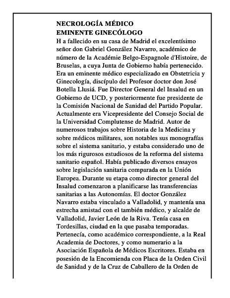 Eminente ginecólogo
