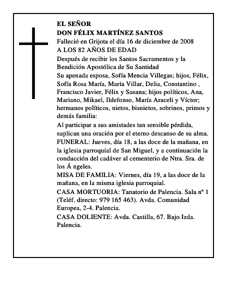 DON FÉLIX MARTÍNEZ SANTOS