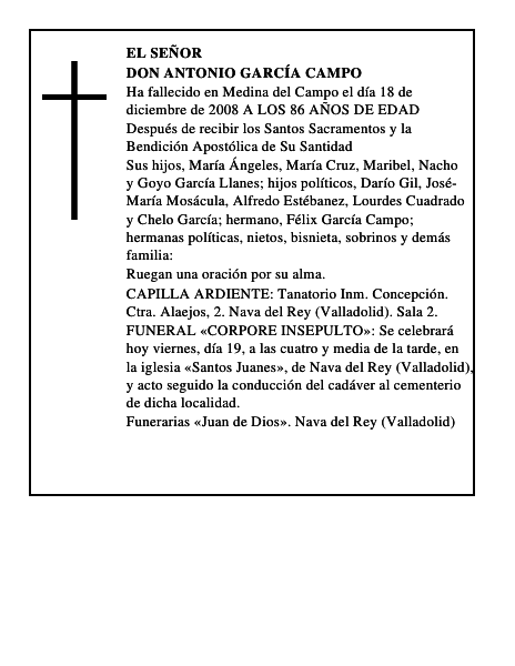 DON ANTONIO GARCÍA CAMPO