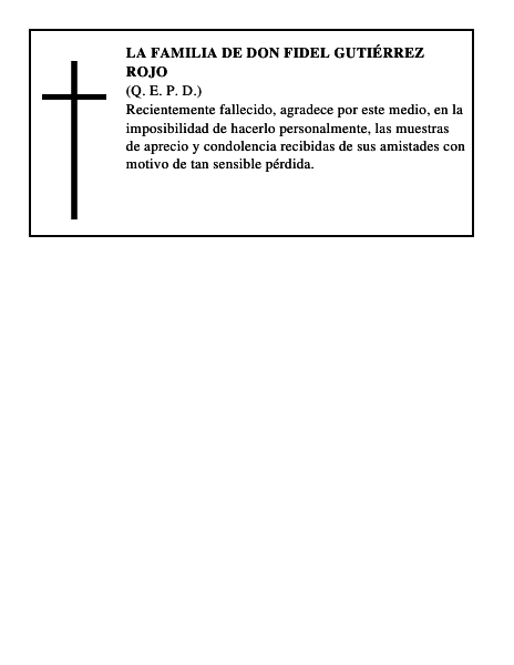 LA FAMILIA DE DON FIDEL GUTIÉRREZ ROJO