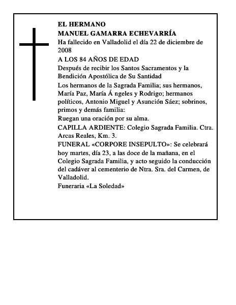 MANUEL GAMARRA ECHEVARRÍA