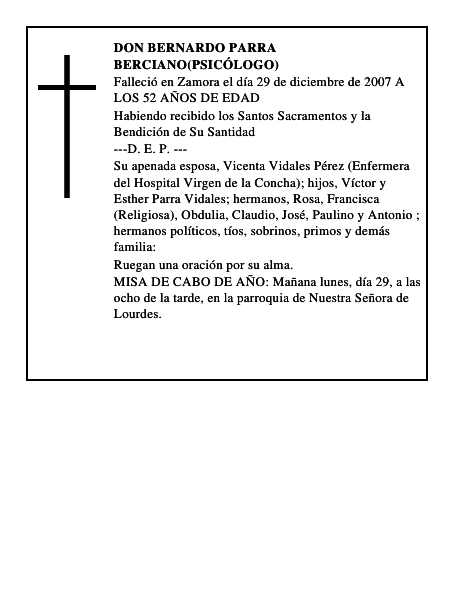 DON BERNARDO PARRA BERCIANO(PSICÓLOGO)