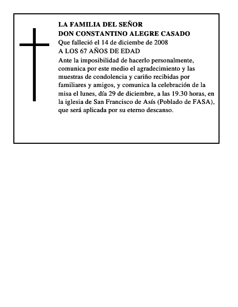 DON CONSTANTINO ALEGRE CASADO