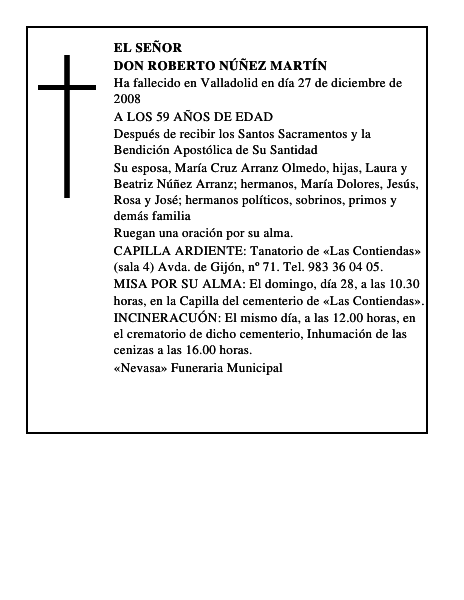 DON ROBERTO NÚÑEZ MARTÍN