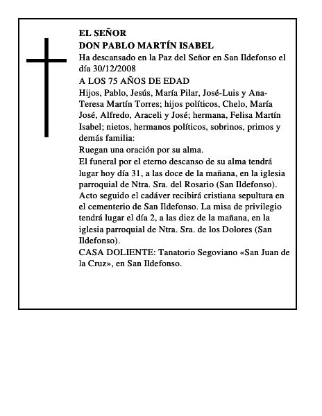 DON PABLO MARTÍN ISABEL