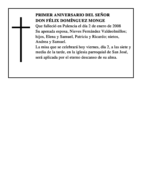 DON FÉLIX DOMÍNGUEZ MONGE