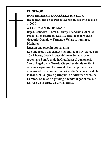 DON ESTEBAN GONZÁLEZ RIVILLA