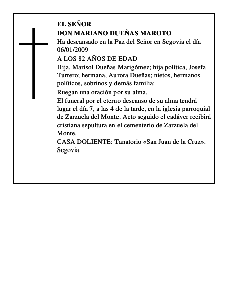 DON MARIANO DUEÑAS MAROTO