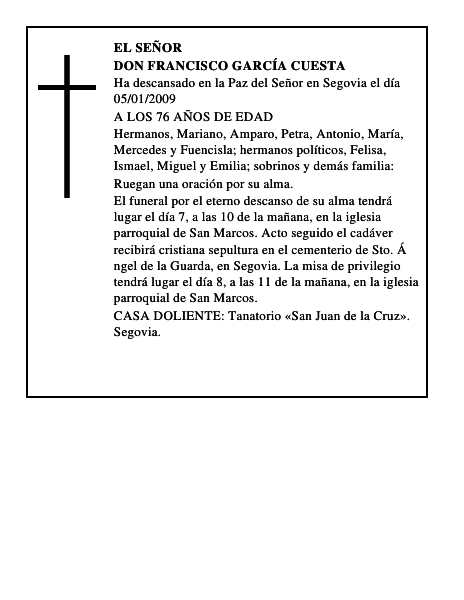 DON FRANCISCO GARCÍA CUESTA