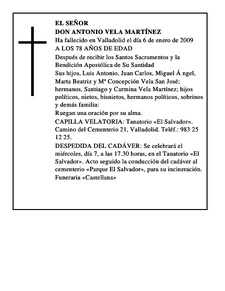 DON ANTONIO VELA MARTÍNEZ