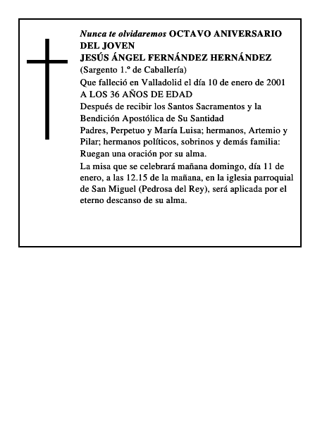 JESÚS ÁNGEL FERNÁNDEZ HERNÁNDEZ