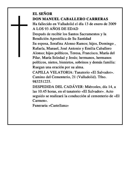 DON MANUEL CABALLERO CARRERAS
