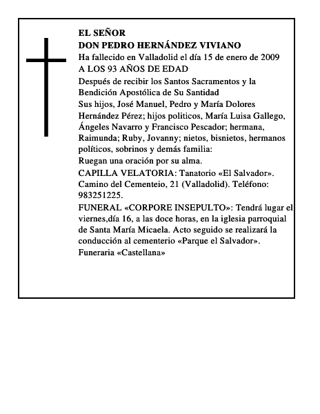 DON PEDRO HERNÁNDEZ VIVIANO
