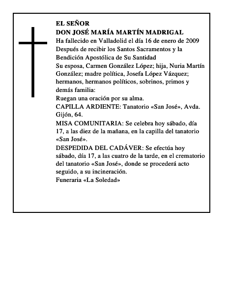 DON JOSÉ MARÍA MARTÍN MADRIGAL