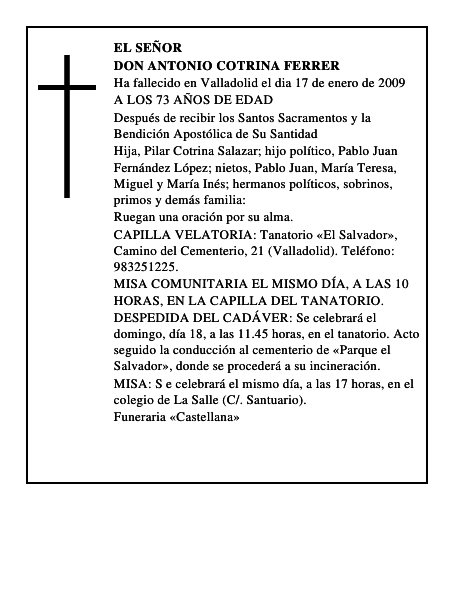 DON ANTONIO COTRINA FERRER