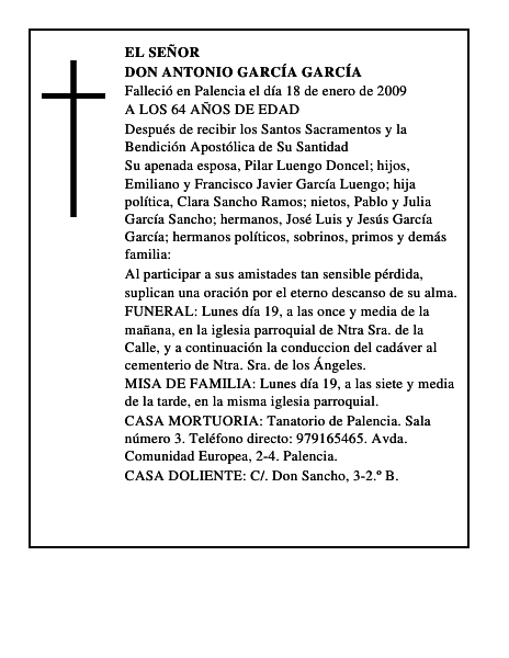 DON ANTONIO GARCÍA GARCÍA