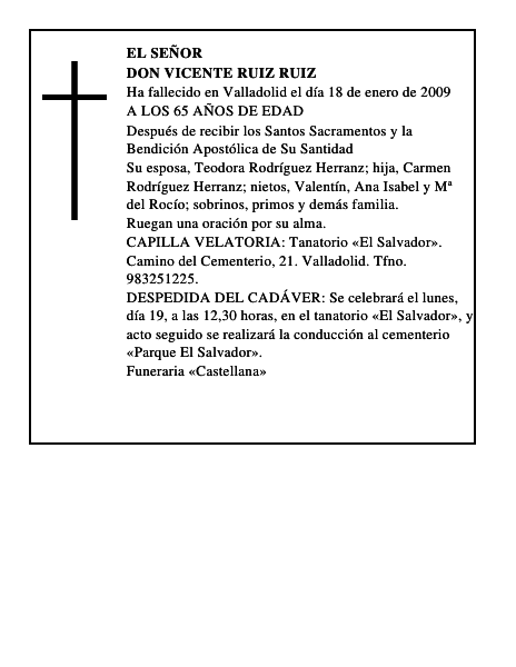 DON VICENTE RUIZ RUIZ