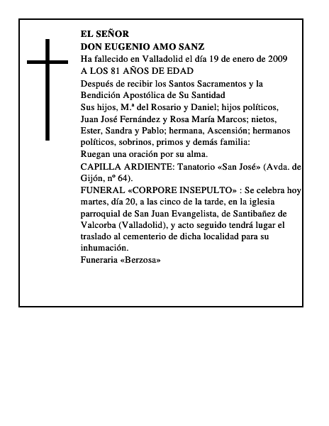 DON EUGENIO AMO SANZ