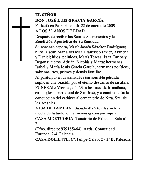 DON JOSÉ LUIS GRACIA GARCÍA