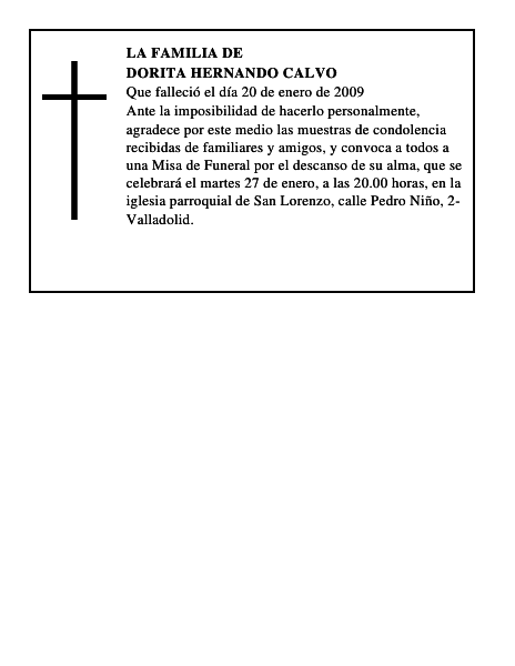 DORITA HERNANDO CALVO