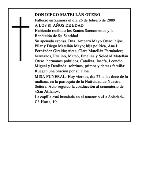 DON DIEGO MATELLÁN OTERO