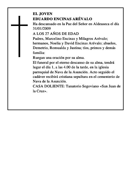 EDUARDO ENCINAS ARÉVALO