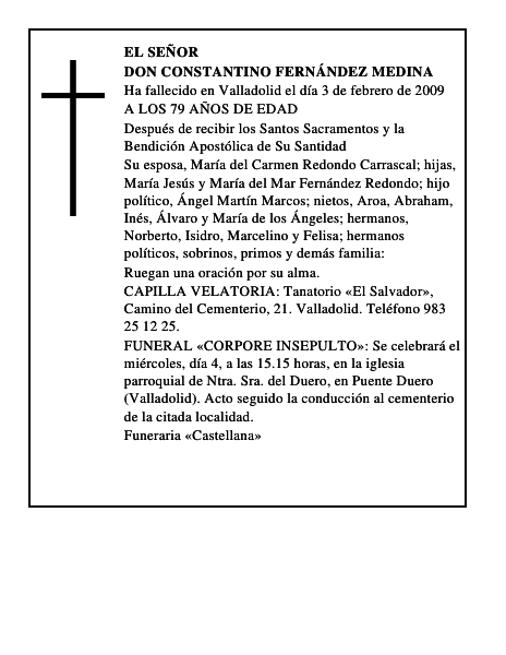 DON CONSTANTINO FERNÁNDEZ MEDINA